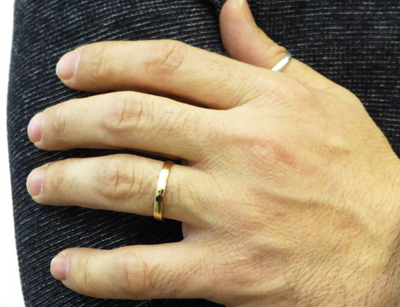 טבעת נישואין קלאסית 3 מ"מ ישרה