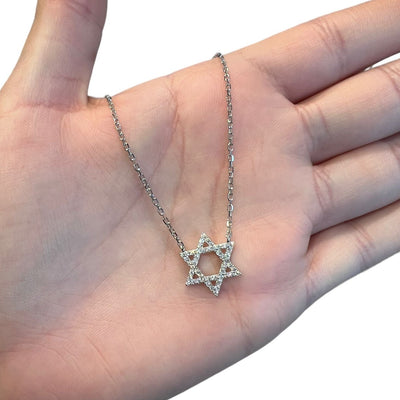 שרשרת מגן דוד מכסף