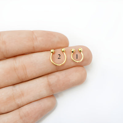 פירסינג נאבל מזהב