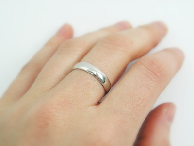 טבעת נישואין קלאסית 4 מ"מ מעוגלת