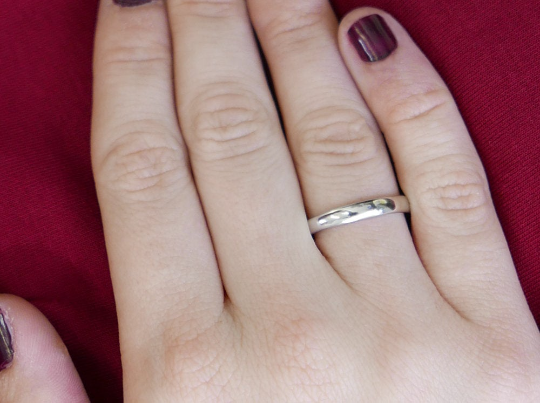 טבעת נישואין קלאסית 3.3 מ"מ עגולה