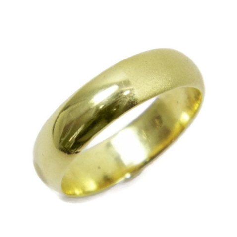 טבעת נישואין קלאסית רחבה 5.8 מ"מ מעוגלת