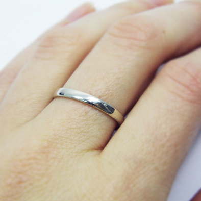 טבעת נישואין קלאסית 3 מ"מ מעוגלת