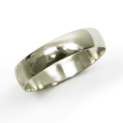 טבעת נישואין קלאסית 5 מ"מ מעוגלת