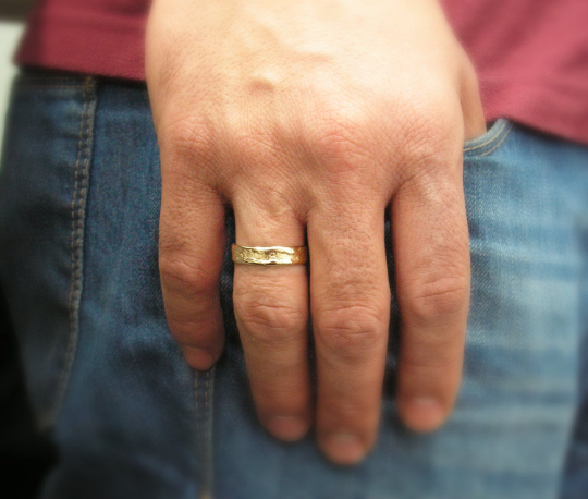 טבעת נישואין 5.4 מ"מ פראית