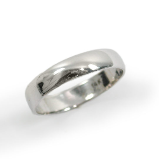טבעת נישואין קלאסית 4 מ"מ מעוגלת