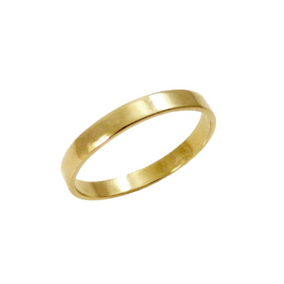 טבעת נישואין קלאסית 3 מ"מ ישרה