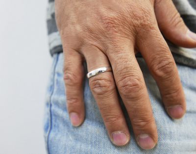 טבעת נישואין קלאסית 3.8 מ"מ עגולה