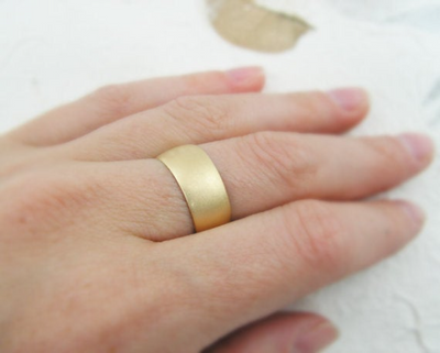 טבעת נישואין 7.7 מ"מ מעוגלת